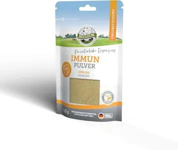 Bellfor Immunpulver für Hunde 80g, Immunsystem stärken bei Hunden, Nahrungsergänzungsmittel mit Propolis zur Unterstützung des Immunsystem bei älteren und geschwächten Hunden