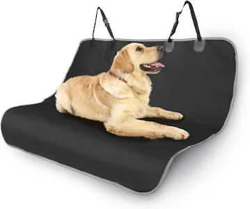 Nobleza Hunde-Sitzbezüge für Fahrzeuge, Auto-Rücksitzbezüge aus Oxford-Stoff, wasserdicht, Kratzfest und rutschfest, Autozubehör SUV Universal Schwarz 140 × 110 cm