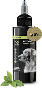 Peticare Anti-Parasiten Mittel für Hunde-Ohren | Gegen Ohrmilben Räude Pilze | lindert Juckreiz & fördert Regenerationsprozess | einzigartiges PRS® System für Lange Wirkung - petDog Health 2108 
