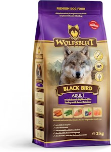 Wolfsblut - Black Bird Adult - 2 kg - Truthahn - Trockenfutter - Hundefutter - Getreidefrei 