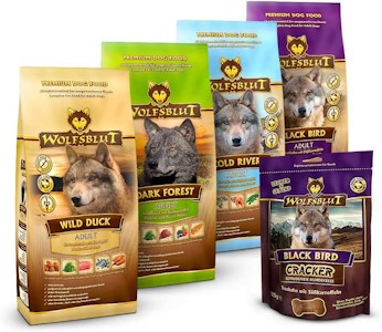 Wolfsblut - Probierpaket - Mixpaket Trockenfutter klein - 4 x 500 g + 225 g - Getreidefreies Hundefutter 